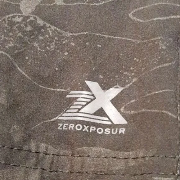 ZeroXposur Black with Lime Accent Color Swim Trunks - Picture 2 of 12